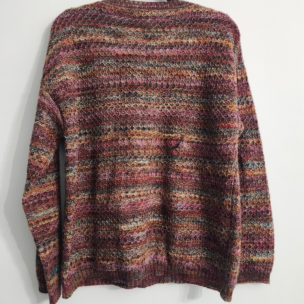 Peruvian Connection Multicolor Crewneck Sweater